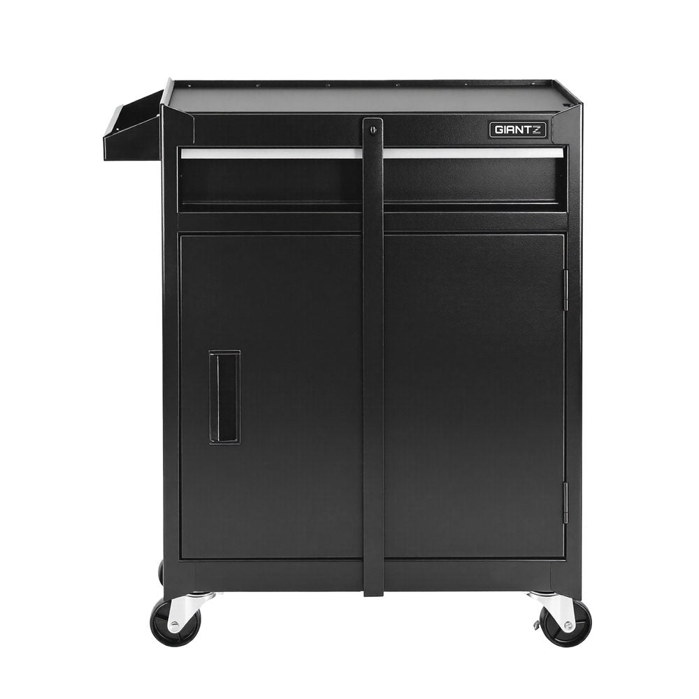 Giantz Tool Chest Trolley Cabinet Rolling Toolbox Garage Storage Tools organizer TB-1DR-DOOR-BK
