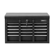 GIANTZ 5 Drawer Tool Chest Box Cabinet Lockable Garage Storage Organiser Black TB-5DR-CHEST-BK
