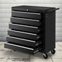 Giantz 6 Drawer Tool Box Cabinet Chest Trolley Cart Garage Toolbox Storage TB-6DR-ROLL-BK