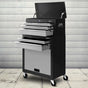 Giantz 7 Drawer Tool Box Cabinet Chest Trolley Toolbox Garage Storage Grey TB-7D-BKGY