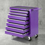 Giantz 7-Drawer Tool Chest Trolley Cabinet Toolbox Heavy Duty Garage Storage Organiser Purple TB-7DR-RL-PUR