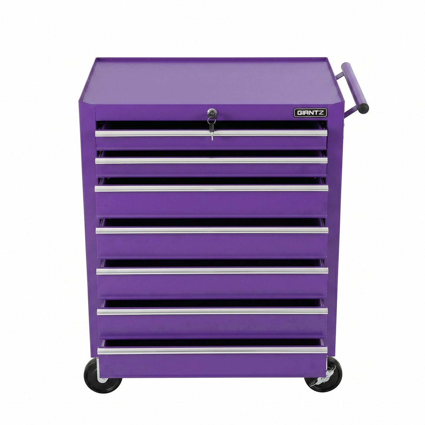 Giantz 7-Drawer Tool Chest Trolley Cabinet Toolbox Heavy Duty Garage Storage Organiser Purple TB-7DR-RL-PUR