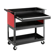 Giantz Tool Trolley Cart Rolling Cabinet with Drawer Workshop Garage Storage TB-CART-DW-BK