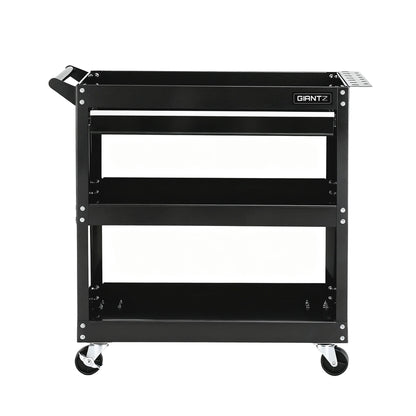 Giantz Tool Trolley Cart Rolling Cabinet with Drawer Workshop Garage Storage TB-CART-DW-BK