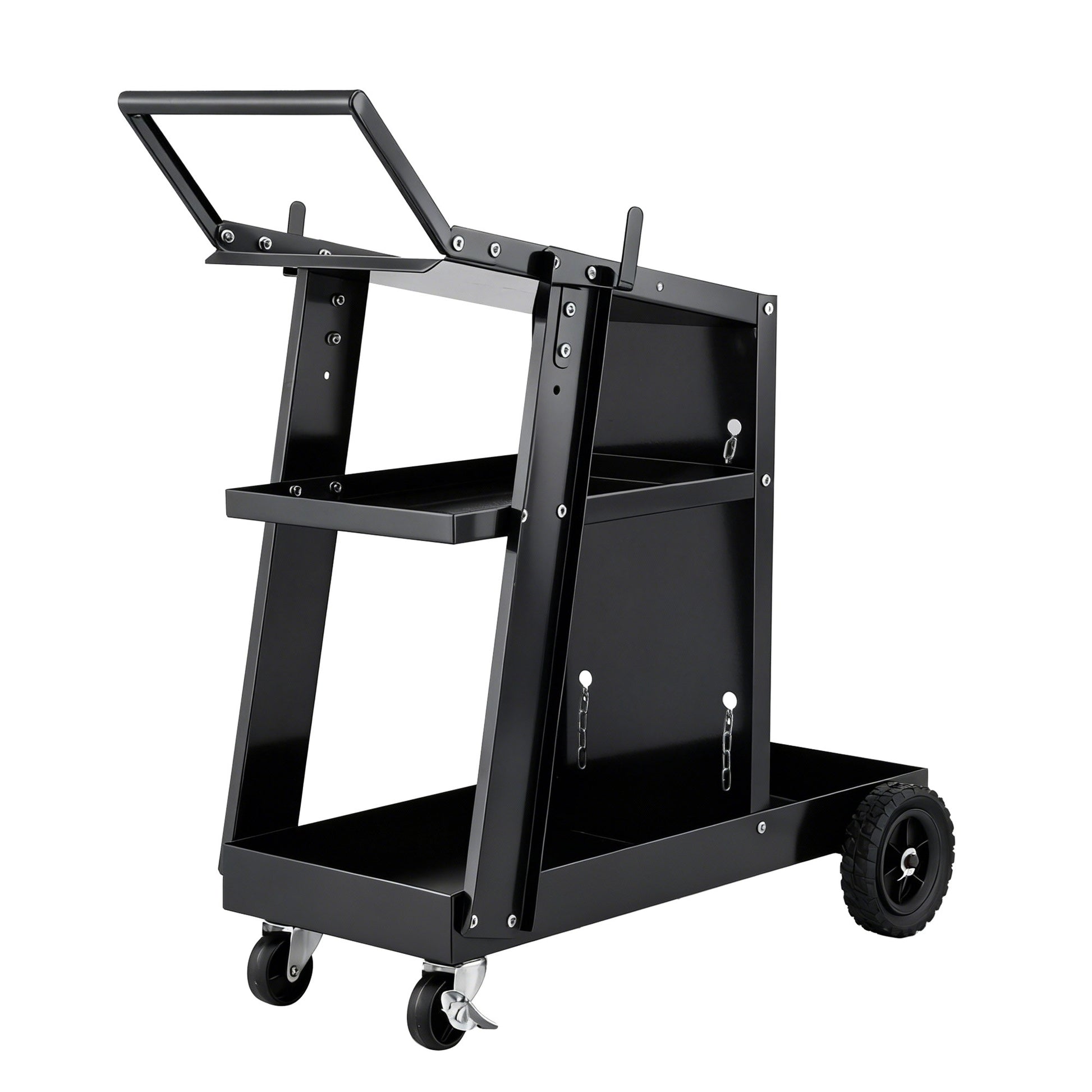 Giantz Welding Trolley Cart Welder MIG TIG ARC MMA Welder Plasma Cutter Storage TB-WT-NDWR-BK