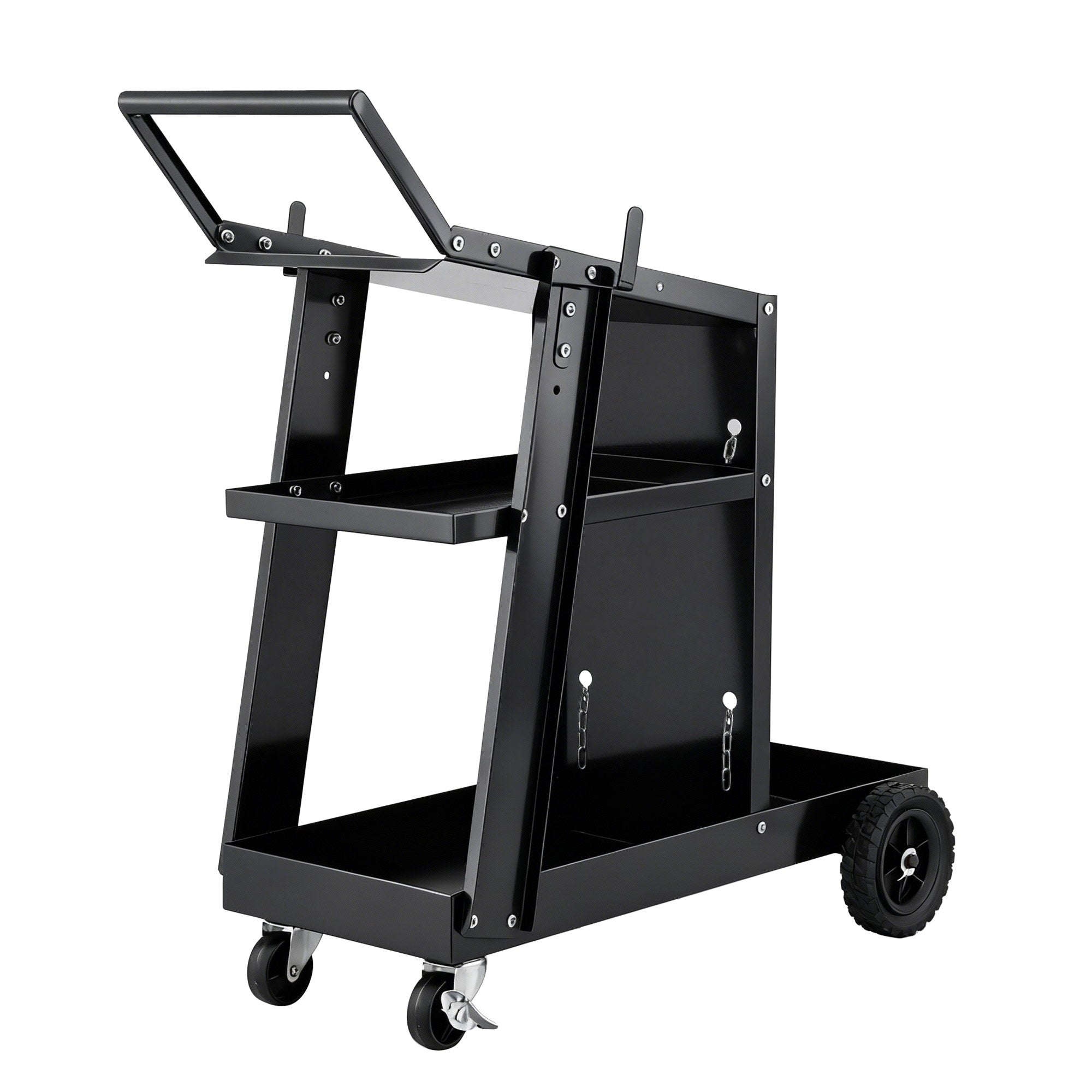 Giantz Welding Trolley Cart Welder MIG TIG ARC MMA Welder Plasma Cutter Storage TB-WT-NDWR-BK