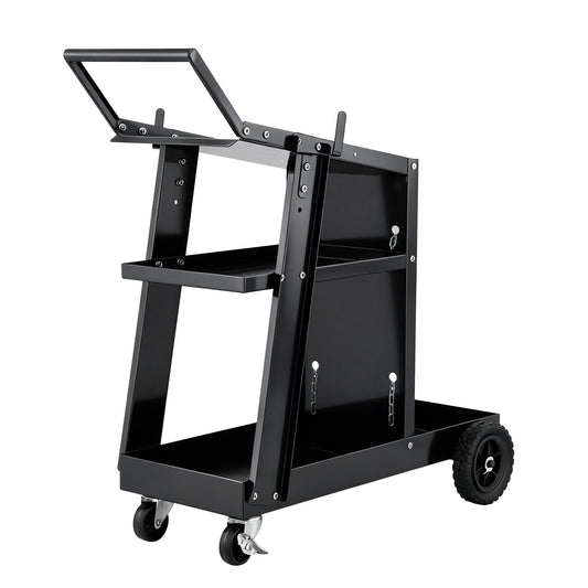 Giantz Welding Trolley Cart Welder MIG TIG ARC MMA Welder Plasma Cutter Storage TB-WT-NDWR-BK