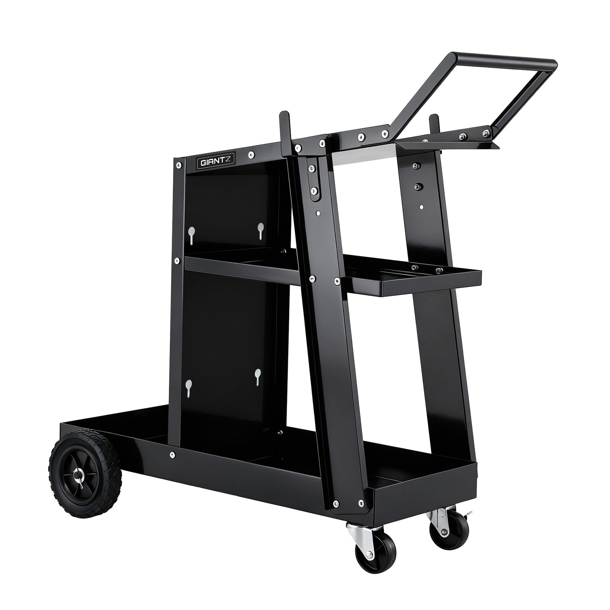 Giantz Welding Trolley Cart Welder MIG TIG ARC MMA Welder Plasma Cutter Storage TB-WT-NDWR-BK
