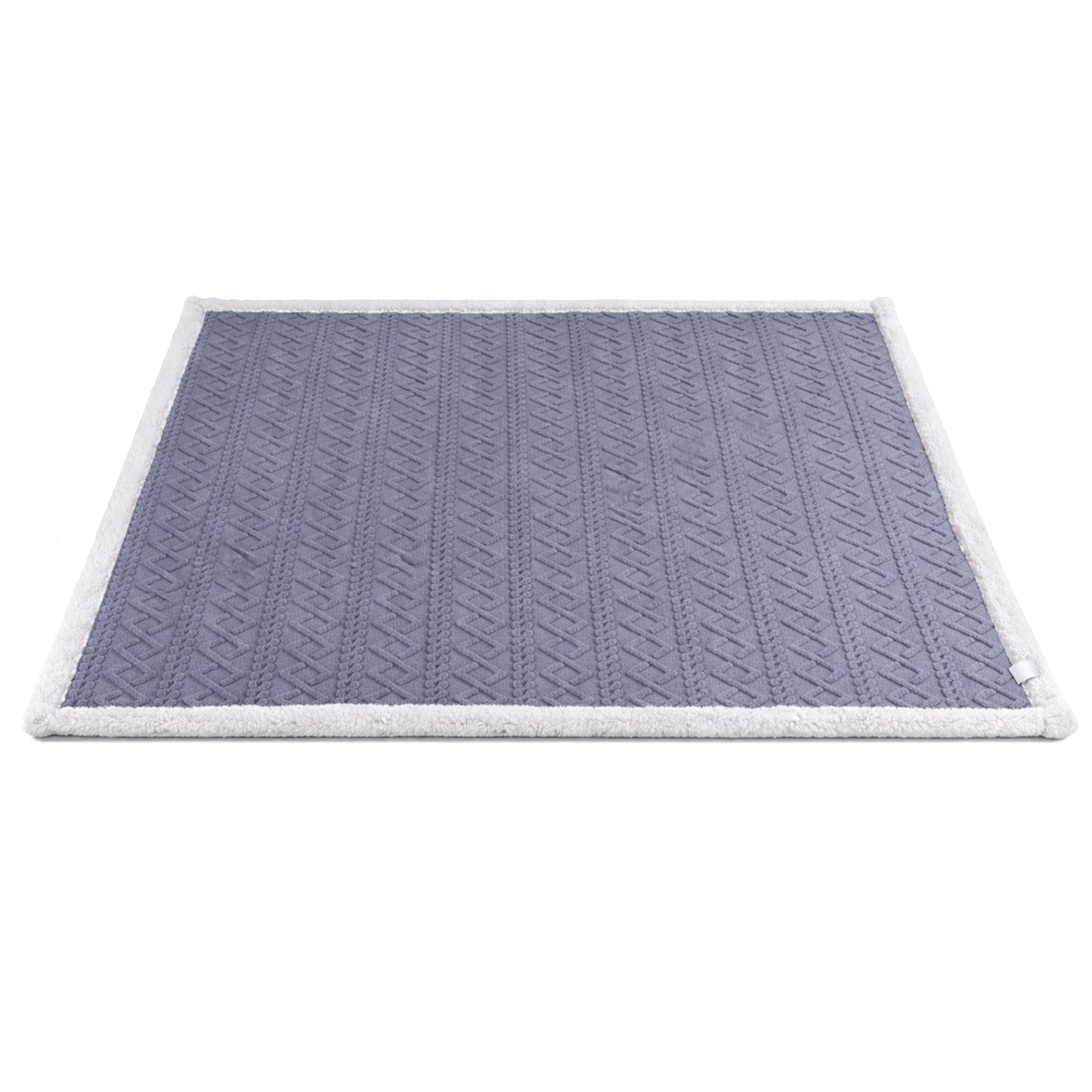 Giselle 203x230cm Throw Blanket Double-Sided Fleece Lightweight For Sofa Couch Bed TBLANKET-DUAL-230-BU