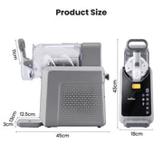 NORDA 2L Slushie Machine Frozen Drink Maker Slushy Ice Cream Maker No Ice Compressor Touchscreen for Home BBQ TD-SLS-01C-2P6-GY