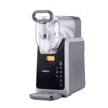 NORDA 2L Slushie Machine Frozen Drink Maker Slushy Ice Cream Maker No Ice Compressor Touchscreen for Home BBQ TD-SLS-01C-2P6-GY