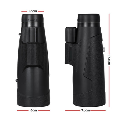 12X 50mm HD Zoom Optical Monocular Telescope Portable Camping Live Concert TELESCOPE-MON-BAK4-N-BK