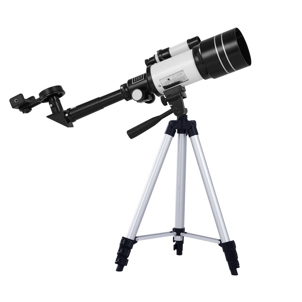 Portable 150X HD Astronomy Telescope with Tripod Optical Outdoor for Kids Adults TELESCOPE-TRI-BAK7-3M-WH