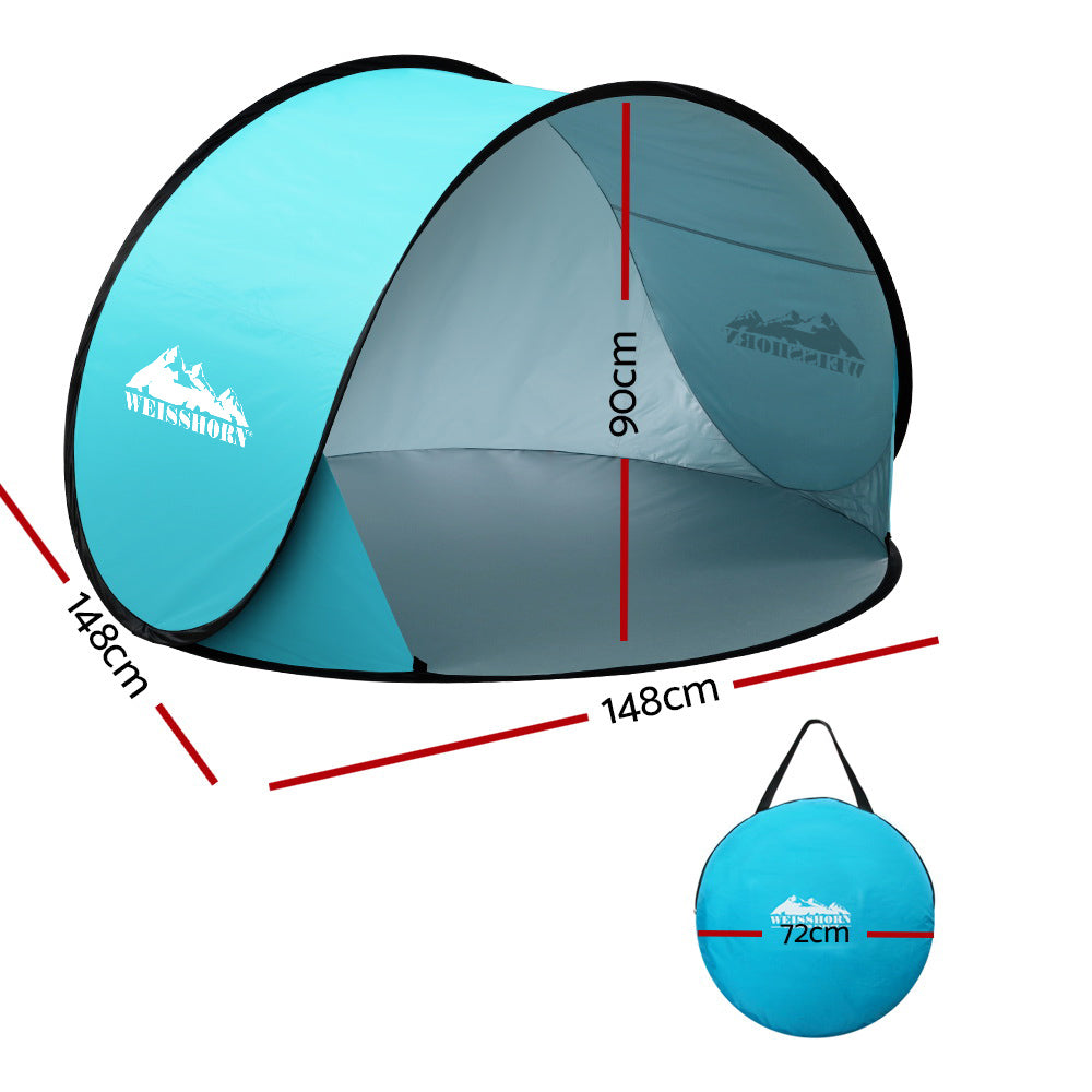 Weisshorn Pop Up Beach Tent Camping Portable Sun Shade Shelter Fishing TENT-C-BEA-ARCH