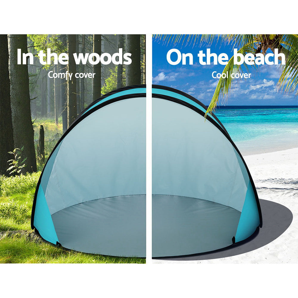 Weisshorn Pop Up Beach Tent Camping Portable Sun Shade Shelter Fishing TENT-C-BEA-ARCH