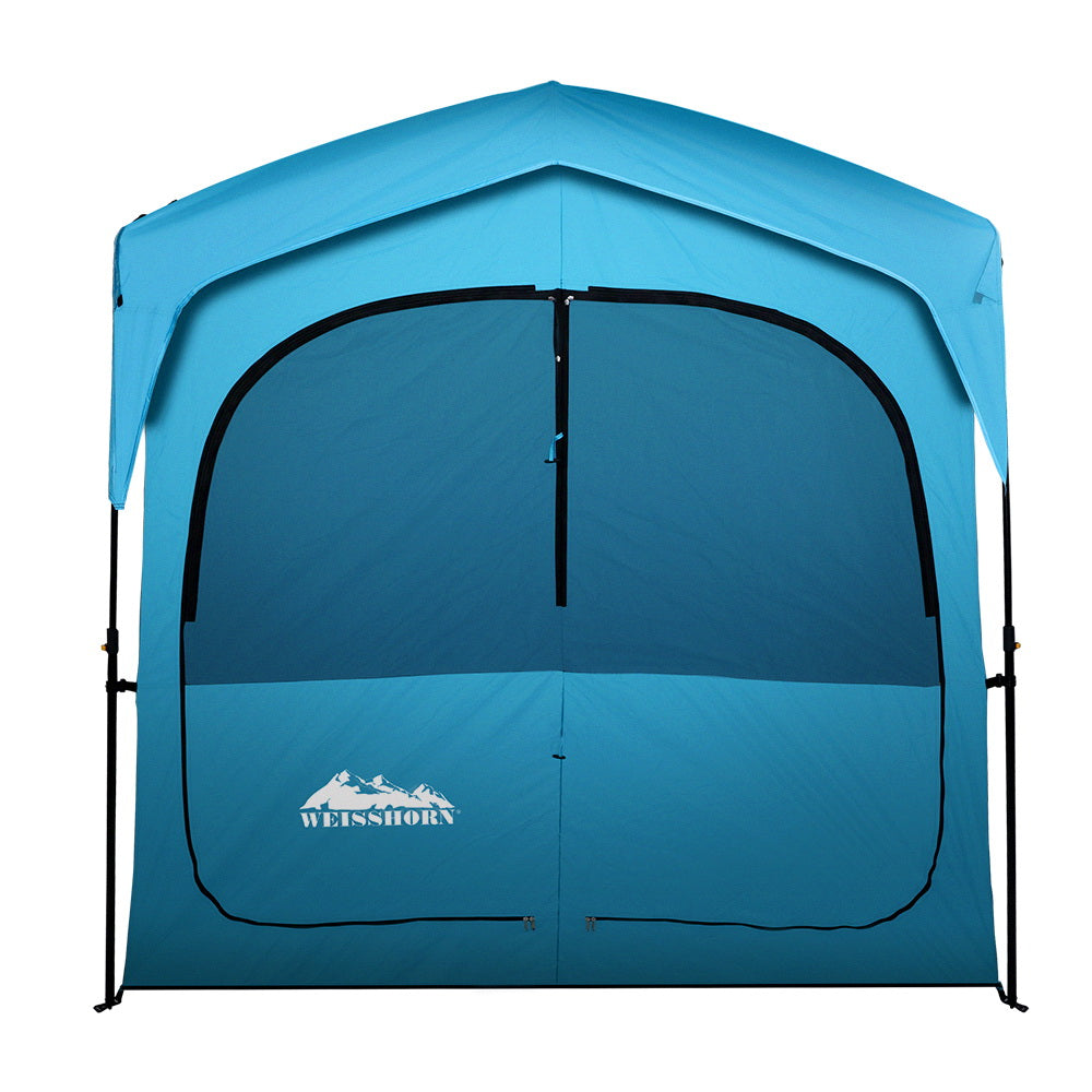 Weisshorn Double Camping Shower Toilet Tent Outdoor Fast Set Up Change Room TENT-C-CR-FAST-DOU