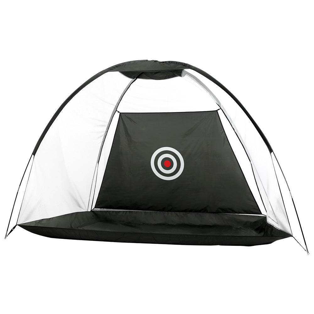 Everfit 3M Golf Practice Net Portable Training Aid Driving Target Tent Black TENT-C-GOLF-BK
