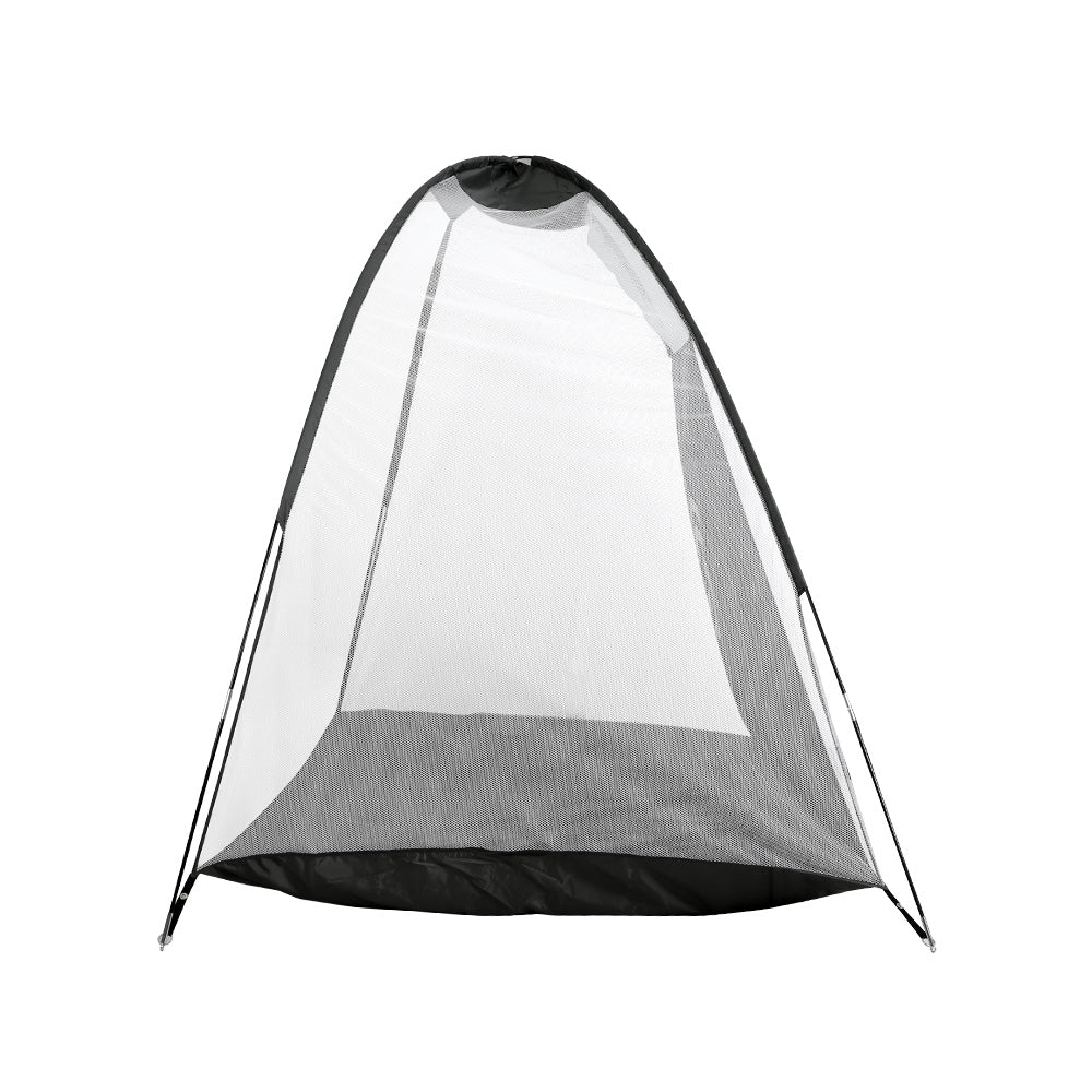 Everfit 3M Golf Practice Net Portable Training Aid Driving Target Tent Black TENT-C-GOLF-BK