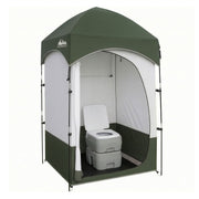 Weisshorn 20L Portable Camping Toilet Shower Tent Changing Room Outdoor Loo Set TENT-CR-SIN-TOILET-20L