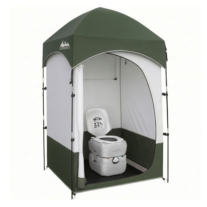 Weisshorn 22L Portable Camping Toilet Shower Tent Changing Room Outdoor Loo Set TENT-CR-SIN-TOILET-22L