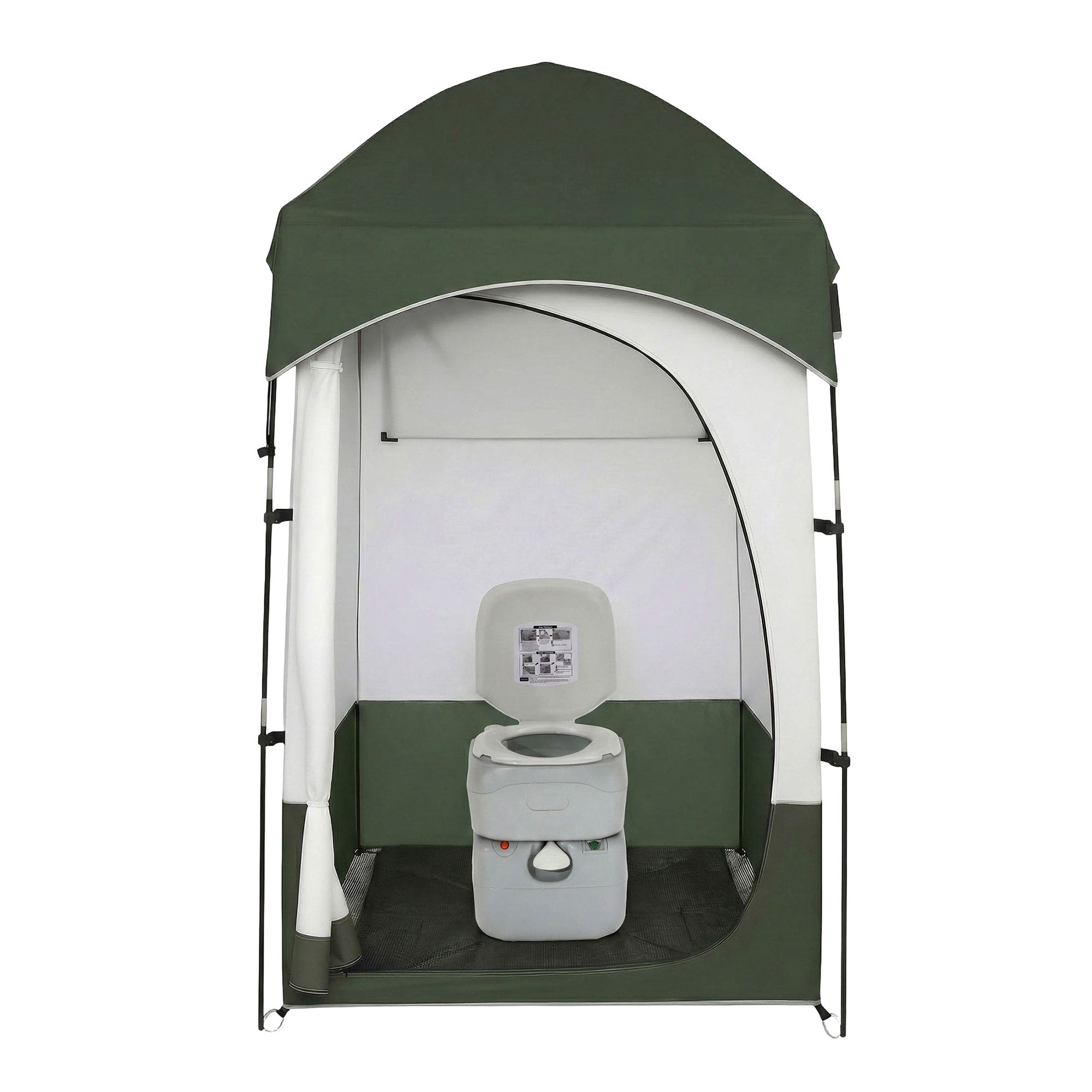 Weisshorn 22L Portable Camping Toilet Shower Tent Changing Room Outdoor Loo Set TENT-CR-SIN-TOILET-22L
