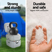 Weisshorn 22L Portable Camping Toilet Shower Tent Changing Room Outdoor Loo Set TENT-CR-SIN-TOILET-22L
