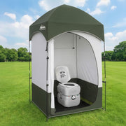 Weisshorn 22L Portable Camping Toilet Shower Tent Changing Room Outdoor Loo Set TENT-CR-SIN-TOILET-22L