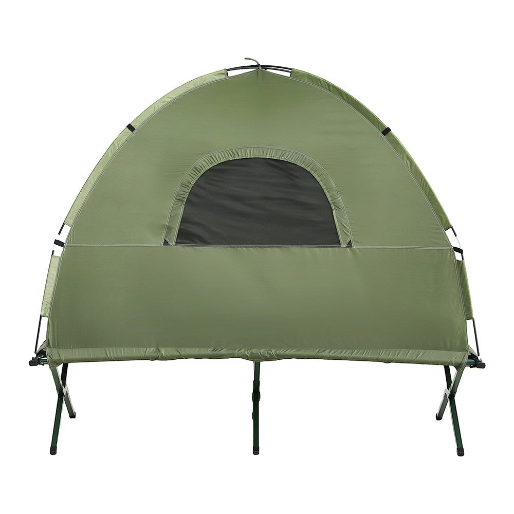 Weisshorn 5-in-1 Camping Tent Cot 1-person Air Mattress Camping Bed TENT-E-5IN1-SIN-GN