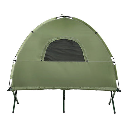 Weisshorn 5-in-1 Camping Tent Cot 1-person Air Mattress Camping Bed TENT-E-5IN1-SIN-GN