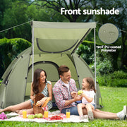 Weisshorn 5-in-1 Camping Tent Cot 1-person Air Mattress Camping Bed TENT-E-5IN1-SIN-GN