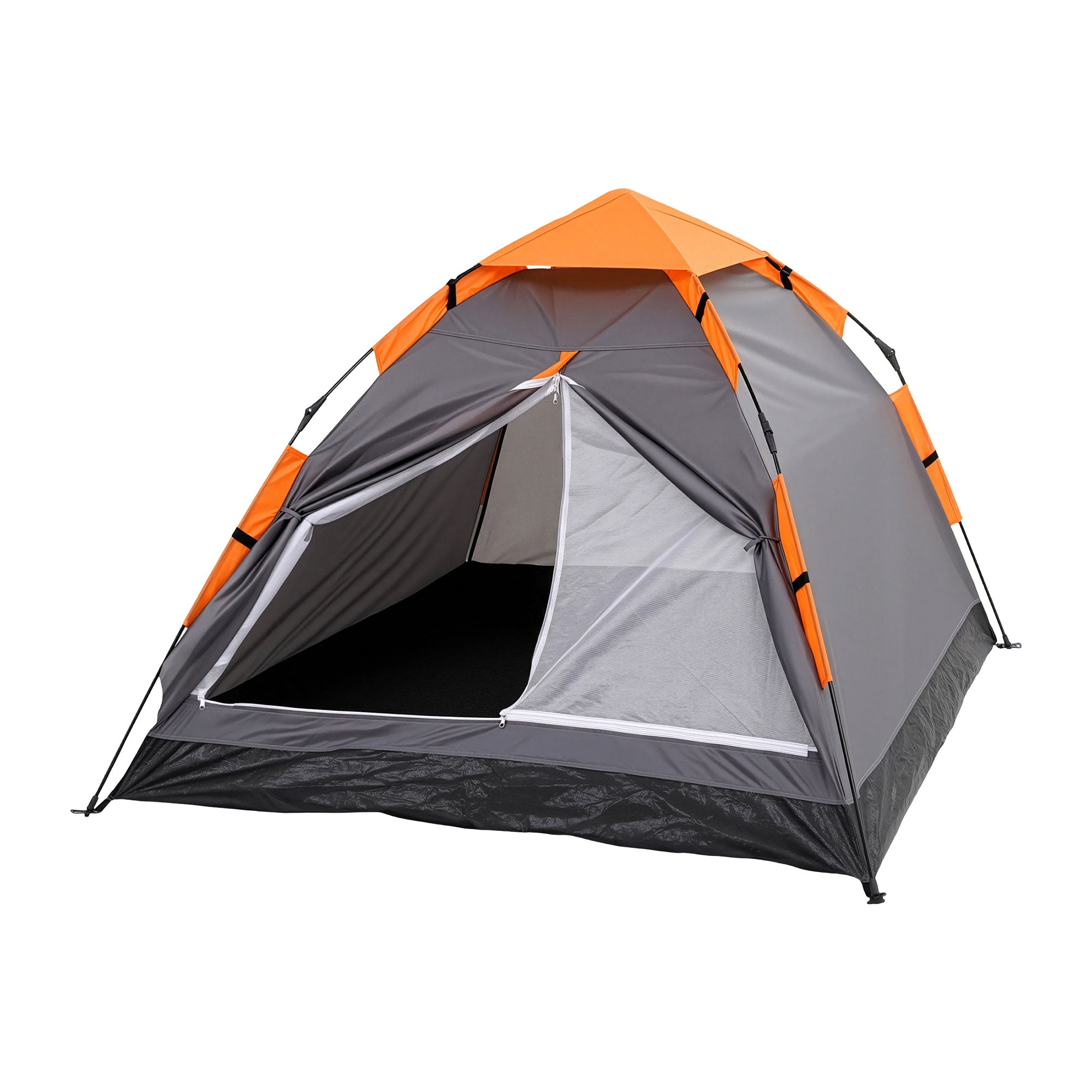 Weisshorn 2 Person Instant Pop Up Camping Tent Automatic Waterproof Hiking Beach TENT-E-FAST-200X140-GY
