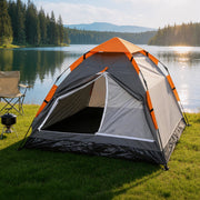 Weisshorn 2 Person Instant Pop Up Camping Tent Automatic Waterproof Hiking Beach TENT-E-FAST-200X140-GY