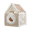 Keezi Kids Play Tent Playhouse Castle with Floor Mat 85CMX113CM TENT-HSE-HDPE-85CM-MC