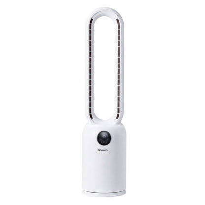 Devanti 2in1 Bladeless Fan Air Purification W/ Remote 88cm TF-RC-308L-WH