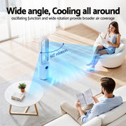 Devanti 2in1 Bladeless Fan Air Purification W/ Remote 88cm TF-RC-308L-WH