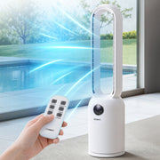 Devanti 2in1 Bladeless Fan Air Purification W/ Remote 88cm TF-RC-308L-WH