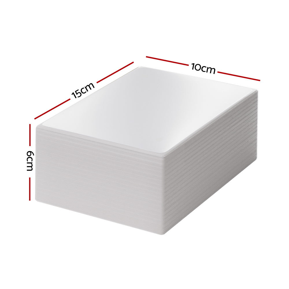 500 Sheets Direct Thermal Labels Adhesive Printer Paper Barcode Shipping Sticker TH-LABEL-100X150-500-WH