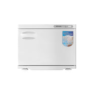Devanti 23L Towel Warmer UV Sterilizer Heater Cabinet Beauty SPA Salon White TH-S-23L-WH