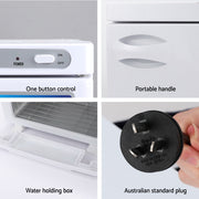 Devanti 23L Towel Warmer UV Sterilizer Heater Cabinet Beauty SPA Salon White TH-S-23L-WH