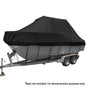 Seamanship Boat Cover 25-27ft Trailerable Jumbo Marine 600D Heavy Duty Black TJBC-2527-BK