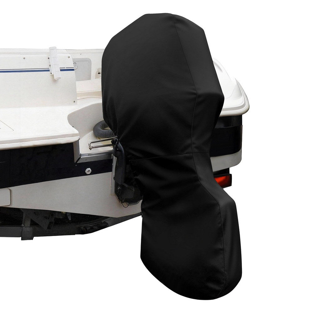 Seamanship Full Outboard Boat Motor Engine Cover Dust Rain Protection 100hp -150hp 600D Black TJBC-MC-150-BK