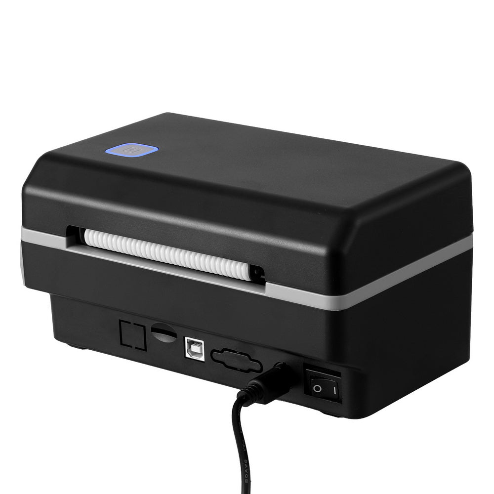 Thermal Label Printer Shipping Address Barcode USB Label Maker with Stand TL-PRINTER-100X150-BK
