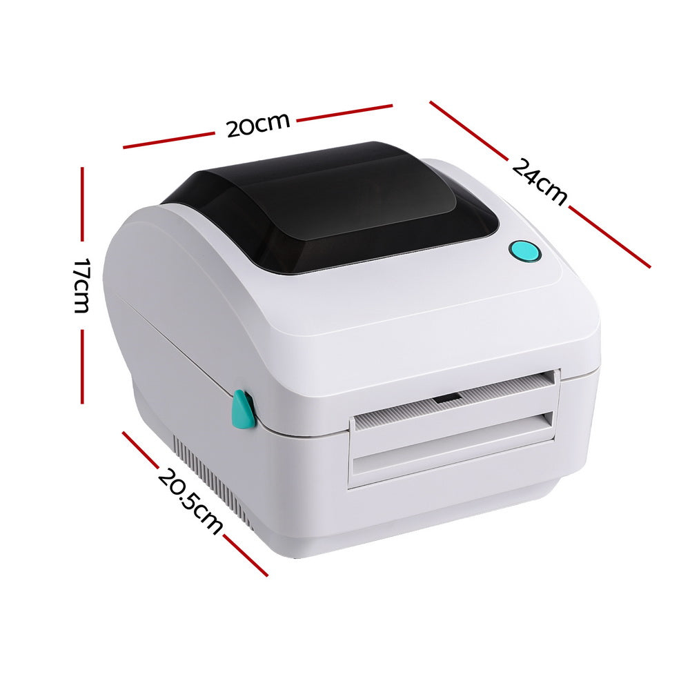 Thermal Label Printer Shipping Address Barcode USB Label Maker TL-PRINTER-100X150-WH