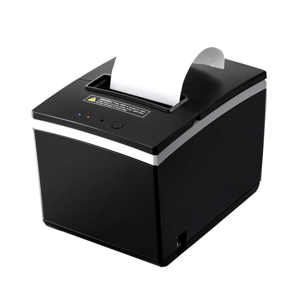 Thermal Receipt Printer POS Printer Auto Cutter Label Maker High Speed TL-PRINTER-80X80-BK