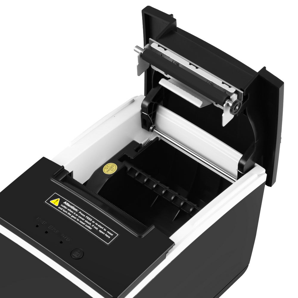 Thermal Receipt Printer POS Printer Auto Cutter Label Maker High Speed TL-PRINTER-80X80-BK