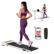 Everfit Treadmill Electric Walking Pad Under Desk Home Gym Fitness 360mm White