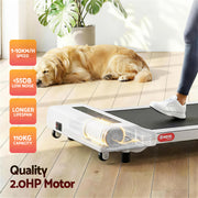 Everfit Treadmill Electric Walking Pad Under Desk Home Gym Fitness 360mm White