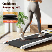 Everfit Treadmill Electric Walking Pad Under Desk Home Gym Fitness 360mm White