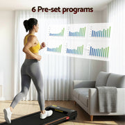 Everfit 3 in 1 Walking Pad Treadmill 12% Incline Under Desk Treadmills for Home Gym With 38cm Wide Belt