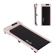 Everfit 3 in 1 Walking Pad Treadmill 12% Incline Under Desk Treadmills for Home Gym With 38cm Wide Belt Pink